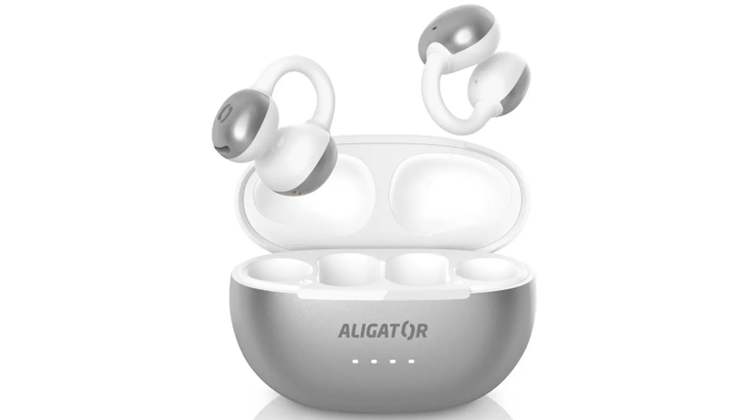 Sluchátka ALIGATOR Clip stříbrné