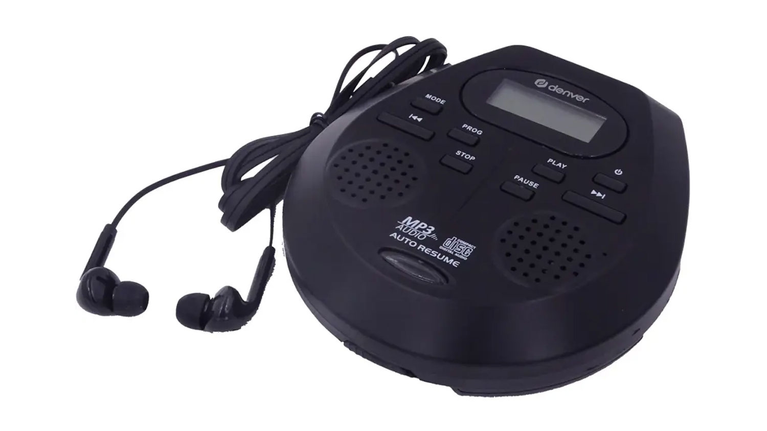 Discman Denver DMP-395B se sluch&aacute;tky.