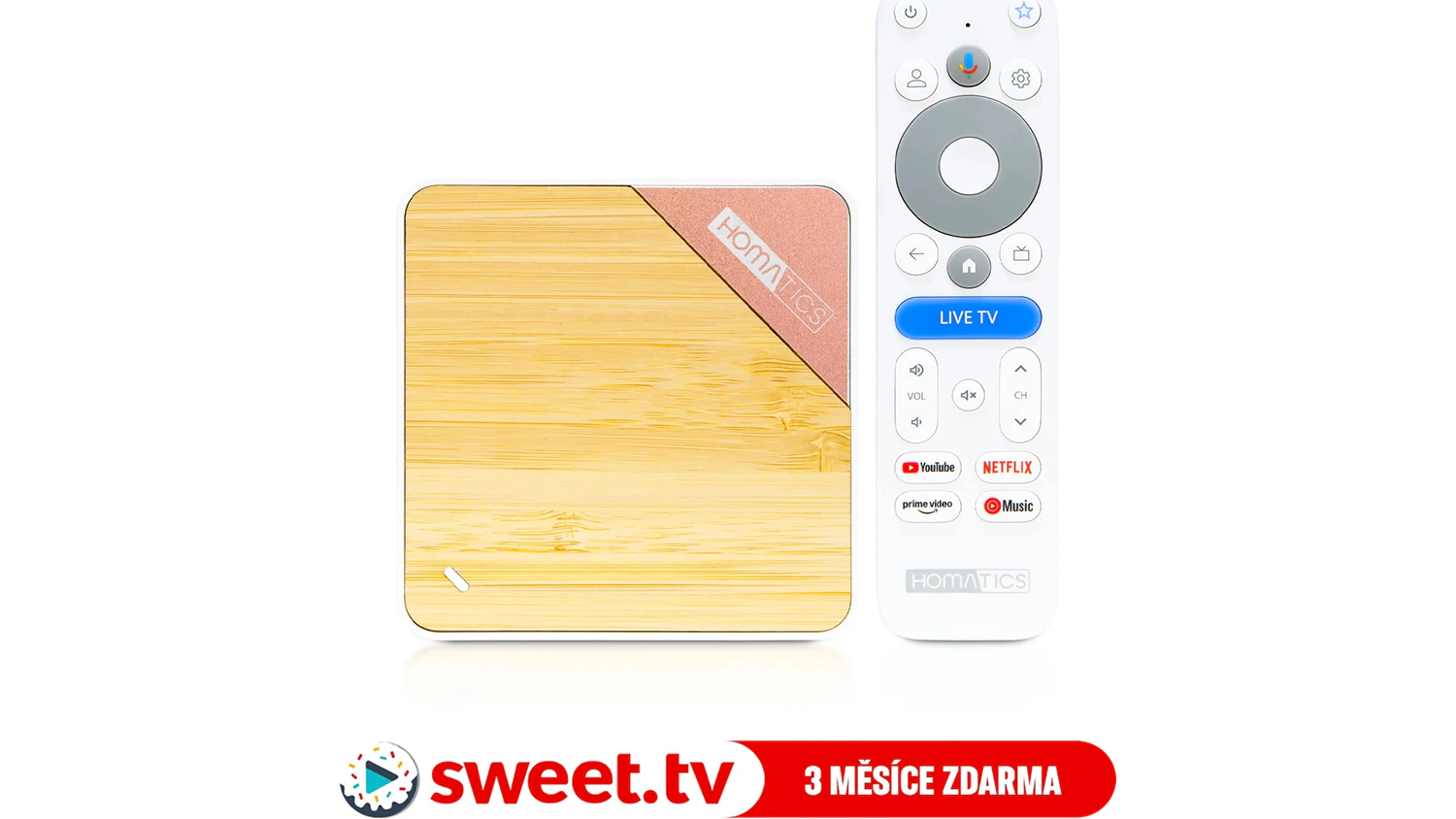 Multimedi&aacute;lne centrum Homatics Box 4K V2