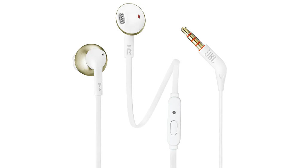 Sluchátka JBL T205 Champagne Gold_01