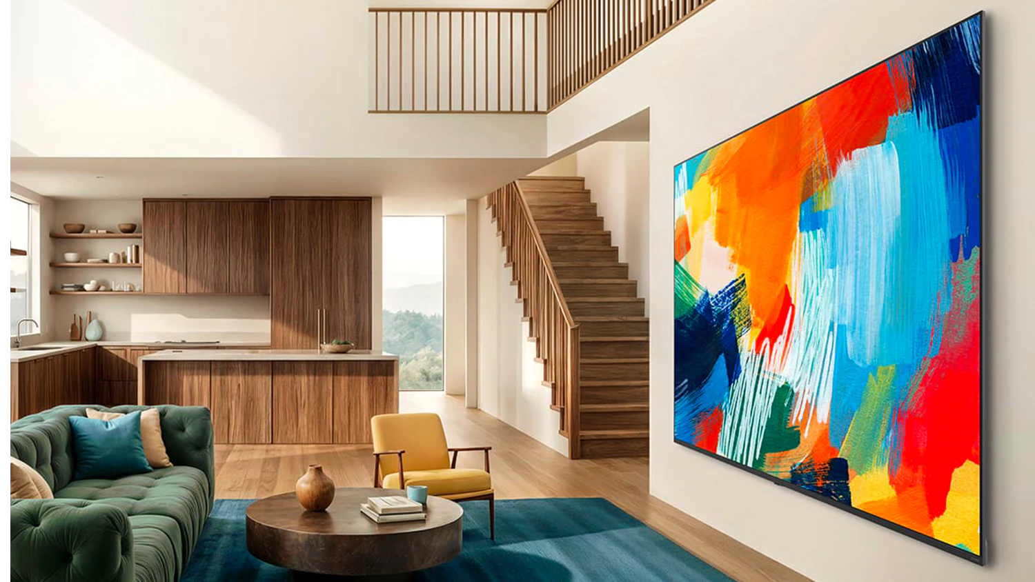 Televize LG se slim designem, um&iacute;stěn&aacute; na stěně