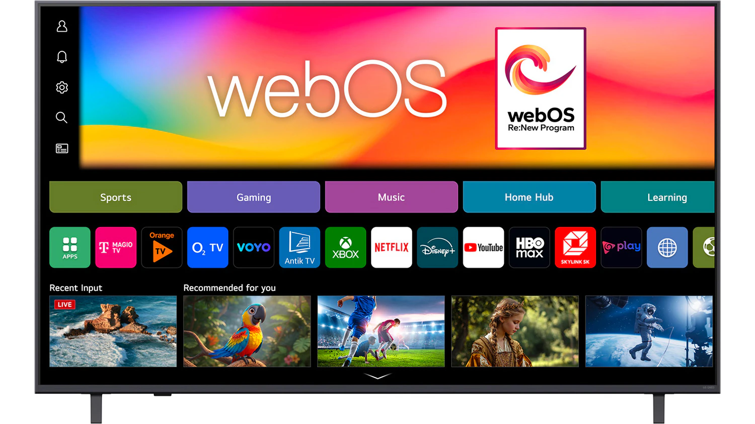 Grafika webOS