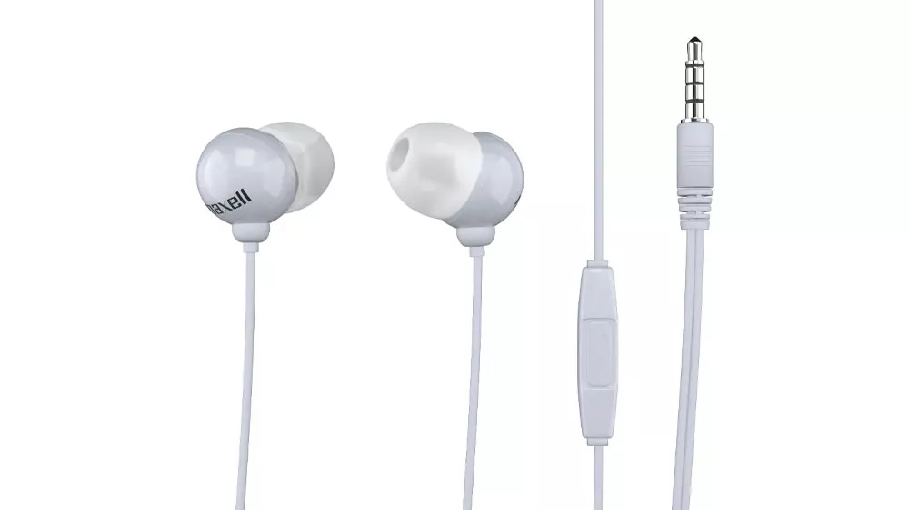 Slúchadlá Maxell PLUGZ+ MIC WHITE_01