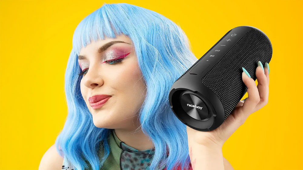 Žena s reproduktorom Niceboy Orion_02