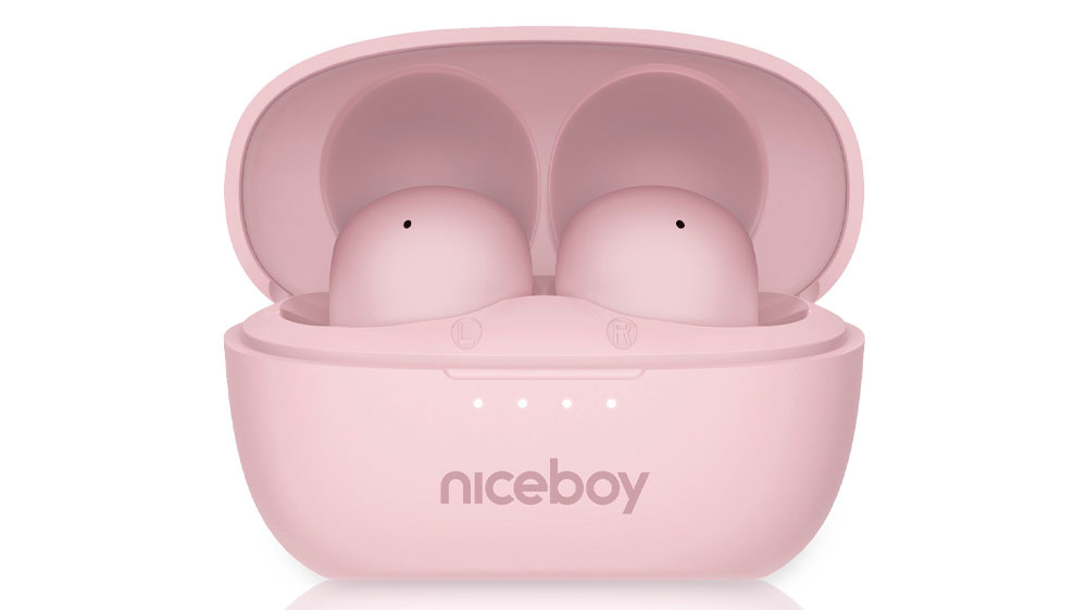 Bezdrôtové slúchadlá Niceboy Podsie 4 POP, ružová