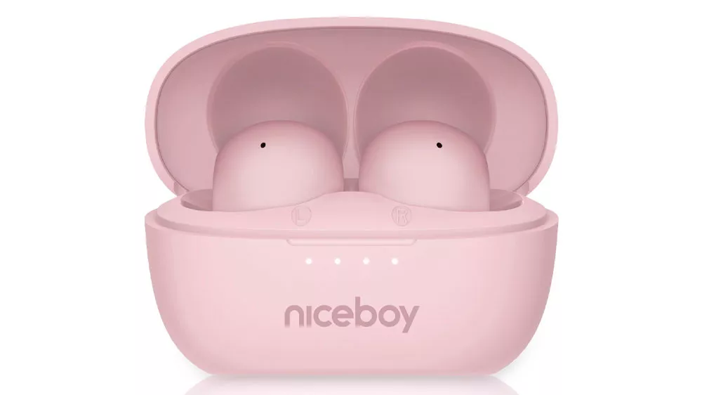 Bezdrôtové slúchadlá Niceboy Podsie 4 POP, ružová