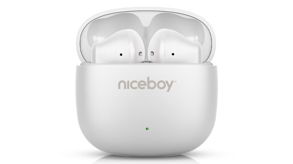 Bezdrôtové slúchadlá Niceboy Beans 4 POP biela_01