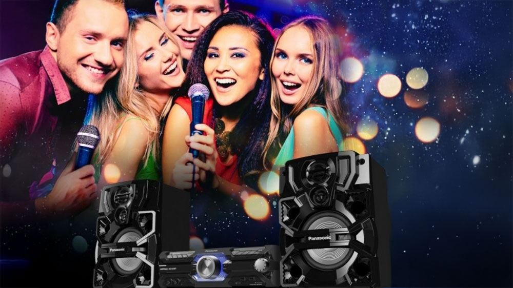 Audio syst&eacute;m Panasonic SC-AKX710E-K s mikrofonn&iacute;mi vstupy pro karaoke a DJ funkcemi pro dom&aacute;c&iacute; z&aacute;bavu_04