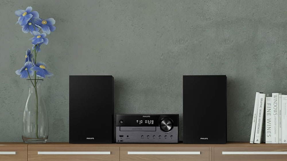 Mikrosystém Philips TAM4505/12 v obývacím pokoji_02