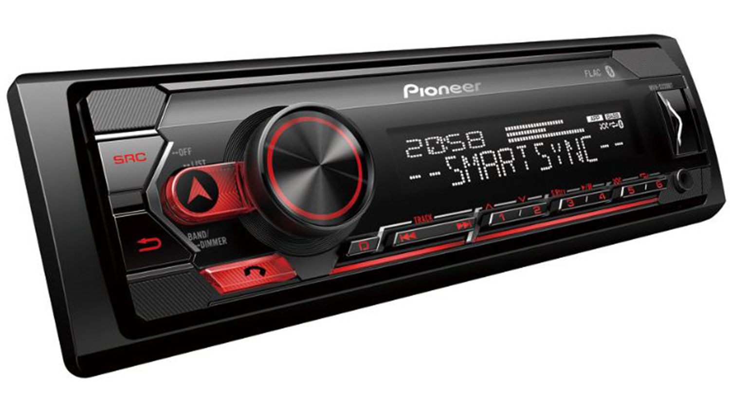 Autor&aacute;dio Pioneer MVH-S320BT zboku