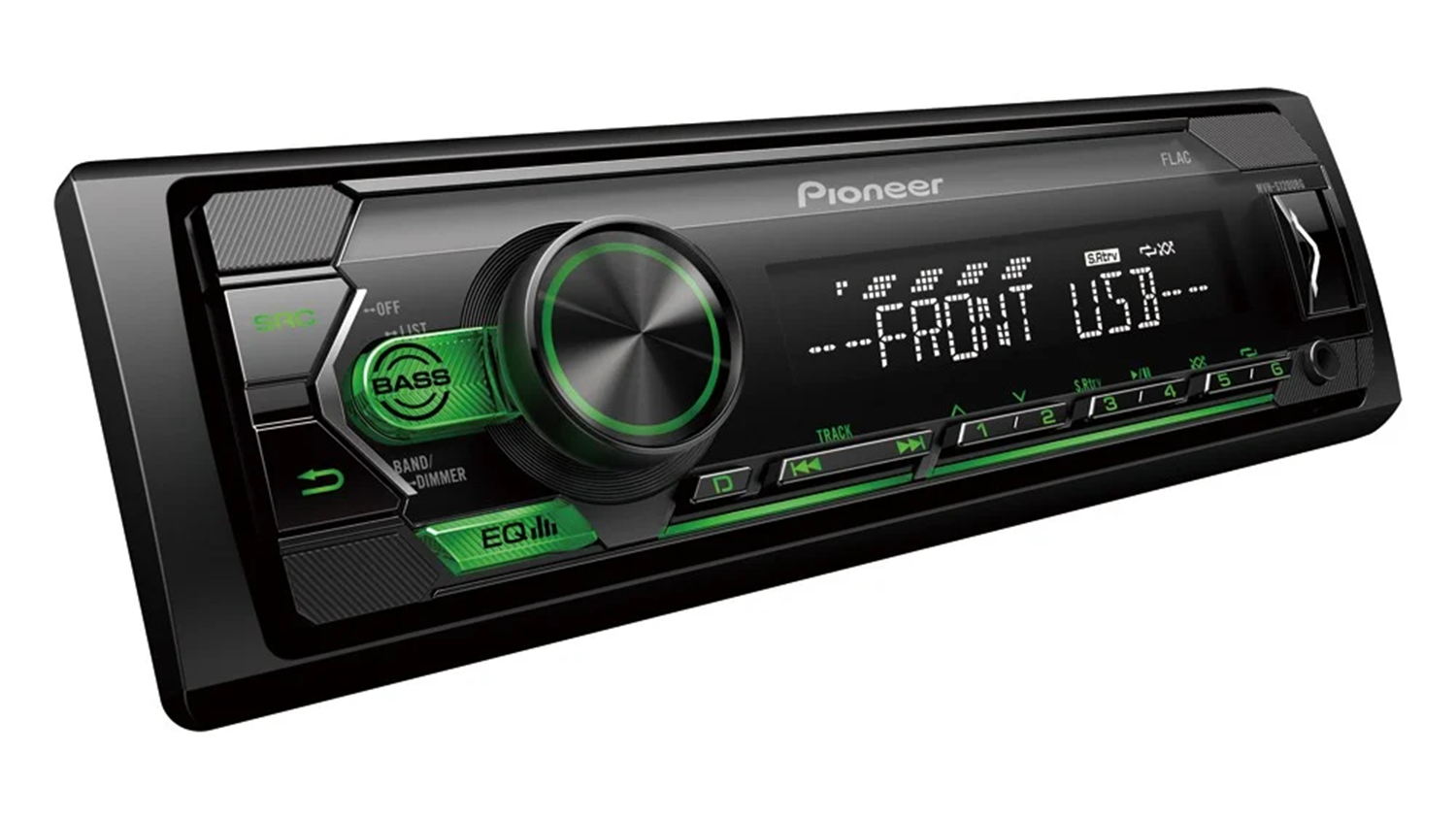 Autorádio Pioneer DEH S120UBG z boku