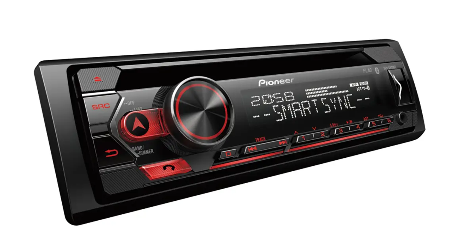 Autorádio Pioneer DEH-S320BT z boku