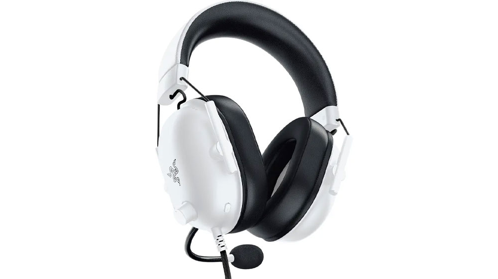 Herní sluchátka Razer BlackShark V2 X Xbox bílá z boku_05