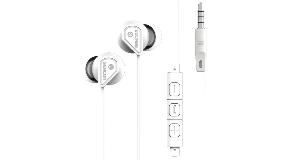 Sluchátka Sencor SEP 172 VCM WHITE_01