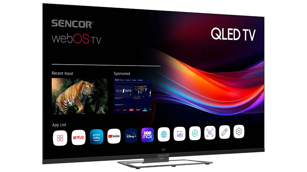 QLED televize Sencor SLE 55Q871B z úhlu_03