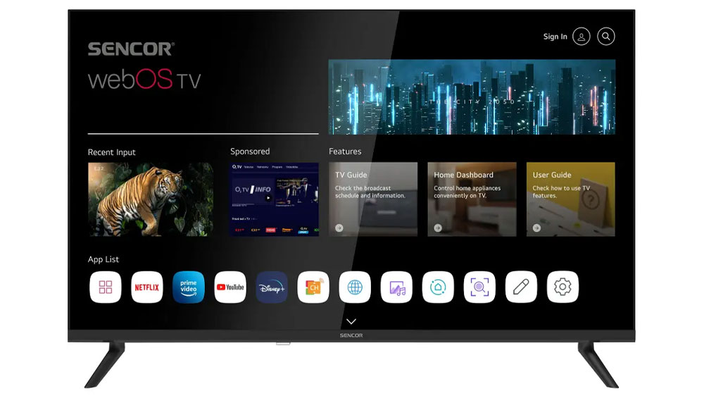 LED televize Sencor SLE 32S810B_01