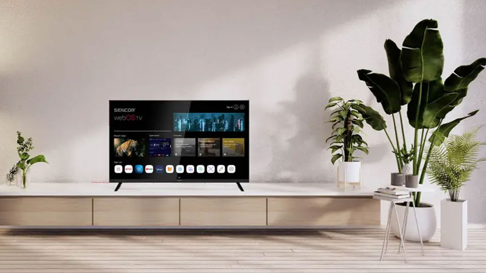 LED televize Sencor SLE 32S810B v interiéru_02