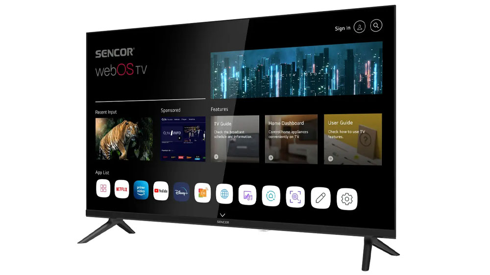 Systém webOS na televizi Sencor SLE 32S810B_03