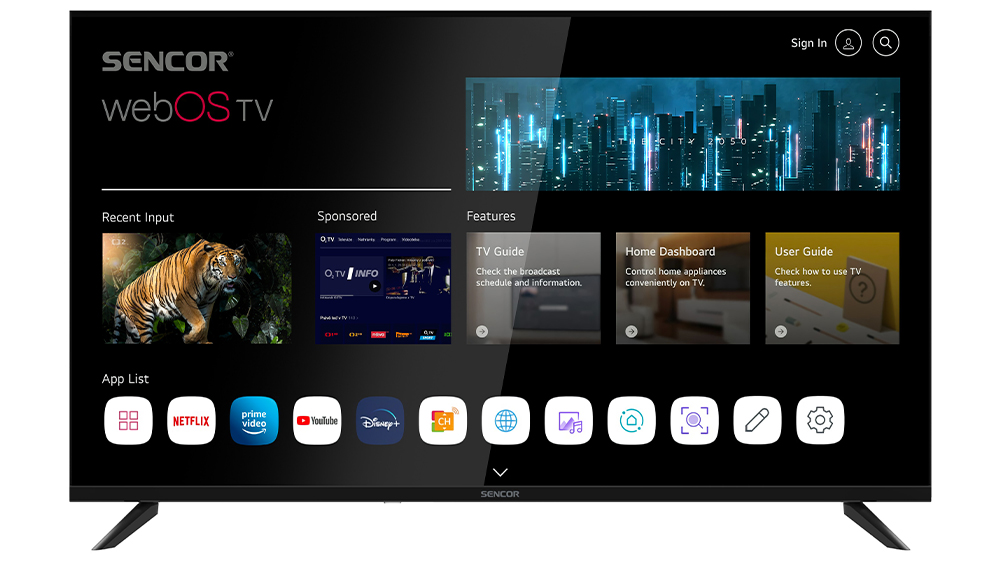 LED televízor Sencor SLE 40FS811B_01