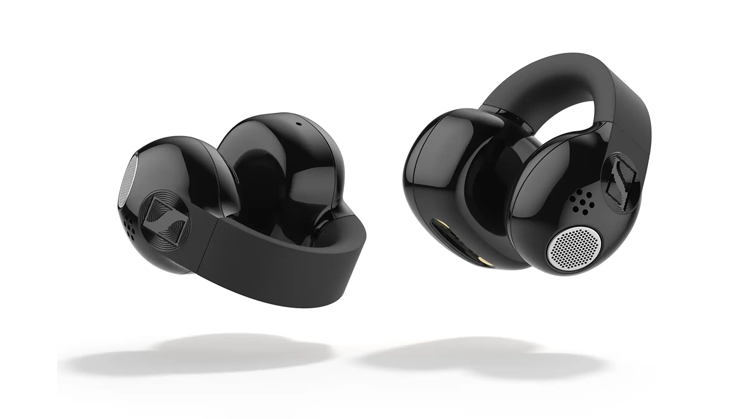 Bezdr&aacute;tov&aacute; sluch&aacute;tka Sennheiser Accentum Clip čern&aacute;