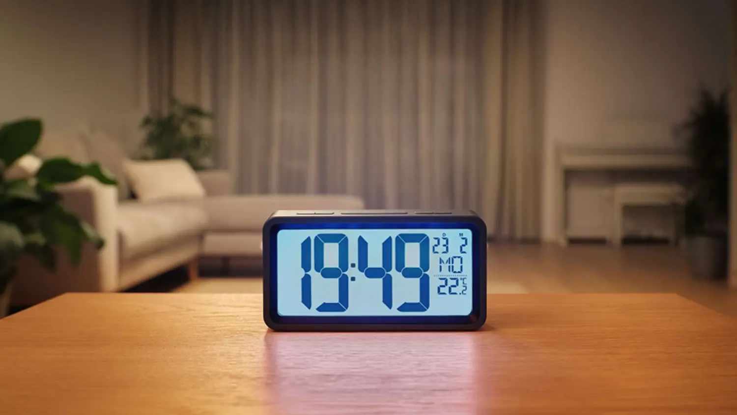 Sencor SDC 2800 B digitális ébresztőóra beltéri hőmérővel