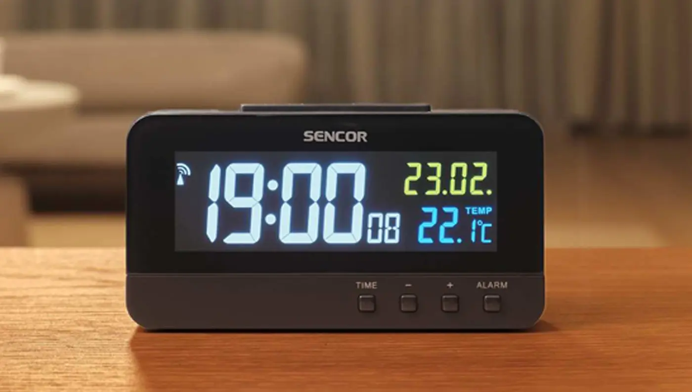 Sencor SDC 4800 B – čas i vnitřní teplota