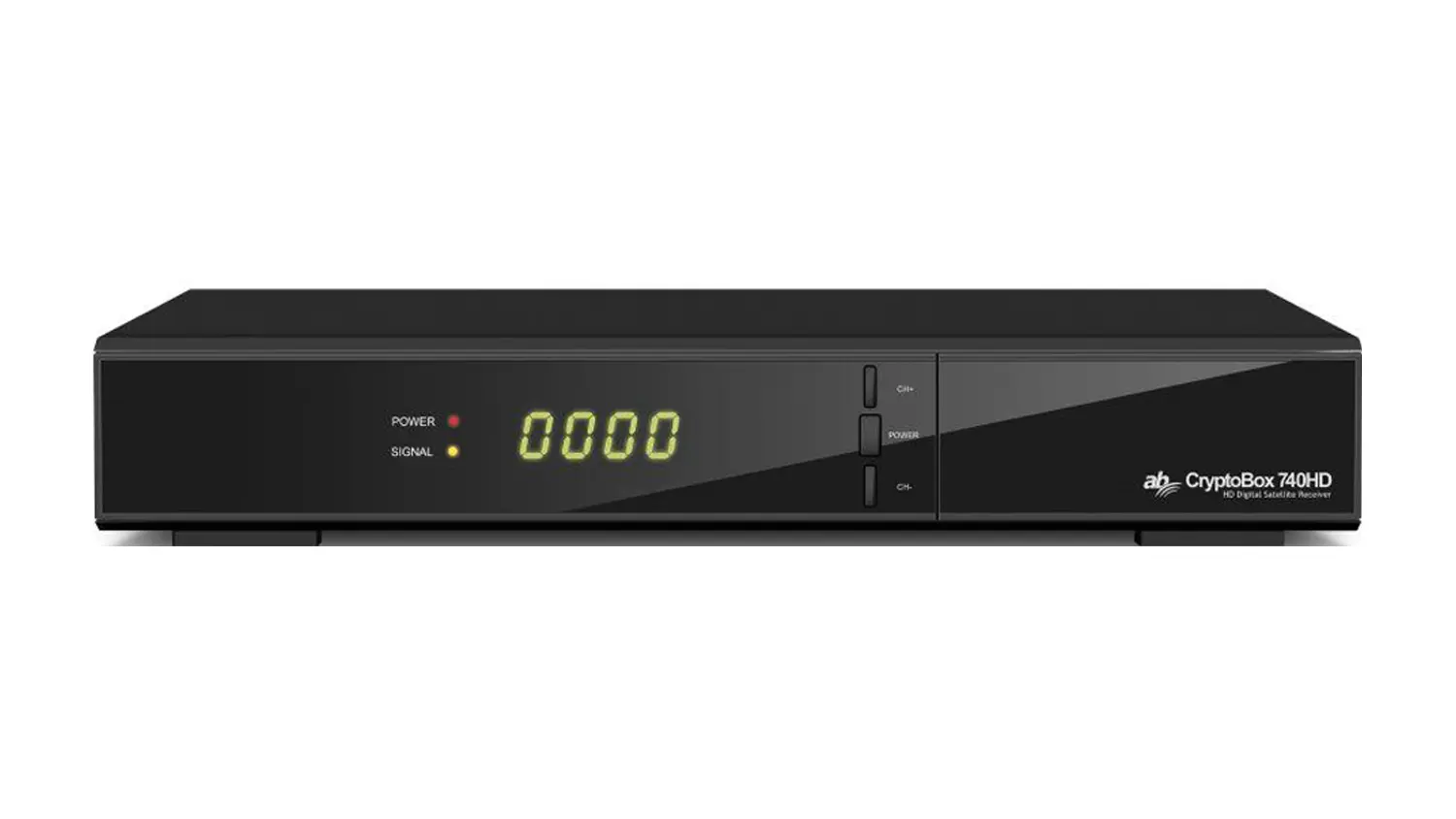 Satelitní přijímač AB CRYPTOBOX 740 HD.