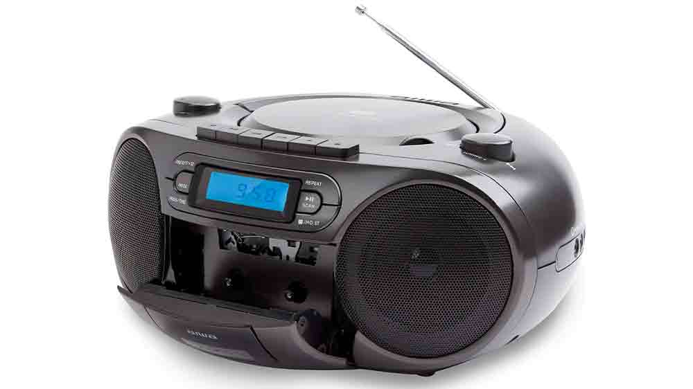 Rádiomagnetofón AIWA s anténou a kazetovou mechanikou _02