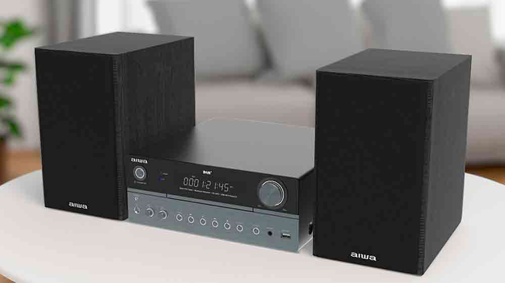 Mikrosystém AIWA MSBTU-700DAB 50W na stole_02