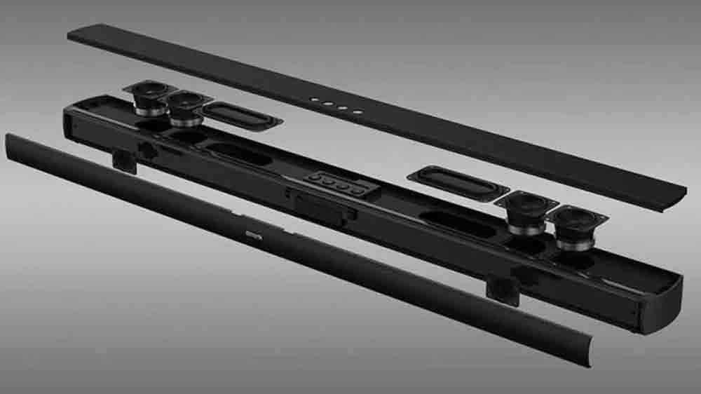 Soundbar Aiwa HE-950BT - detail součástek_03