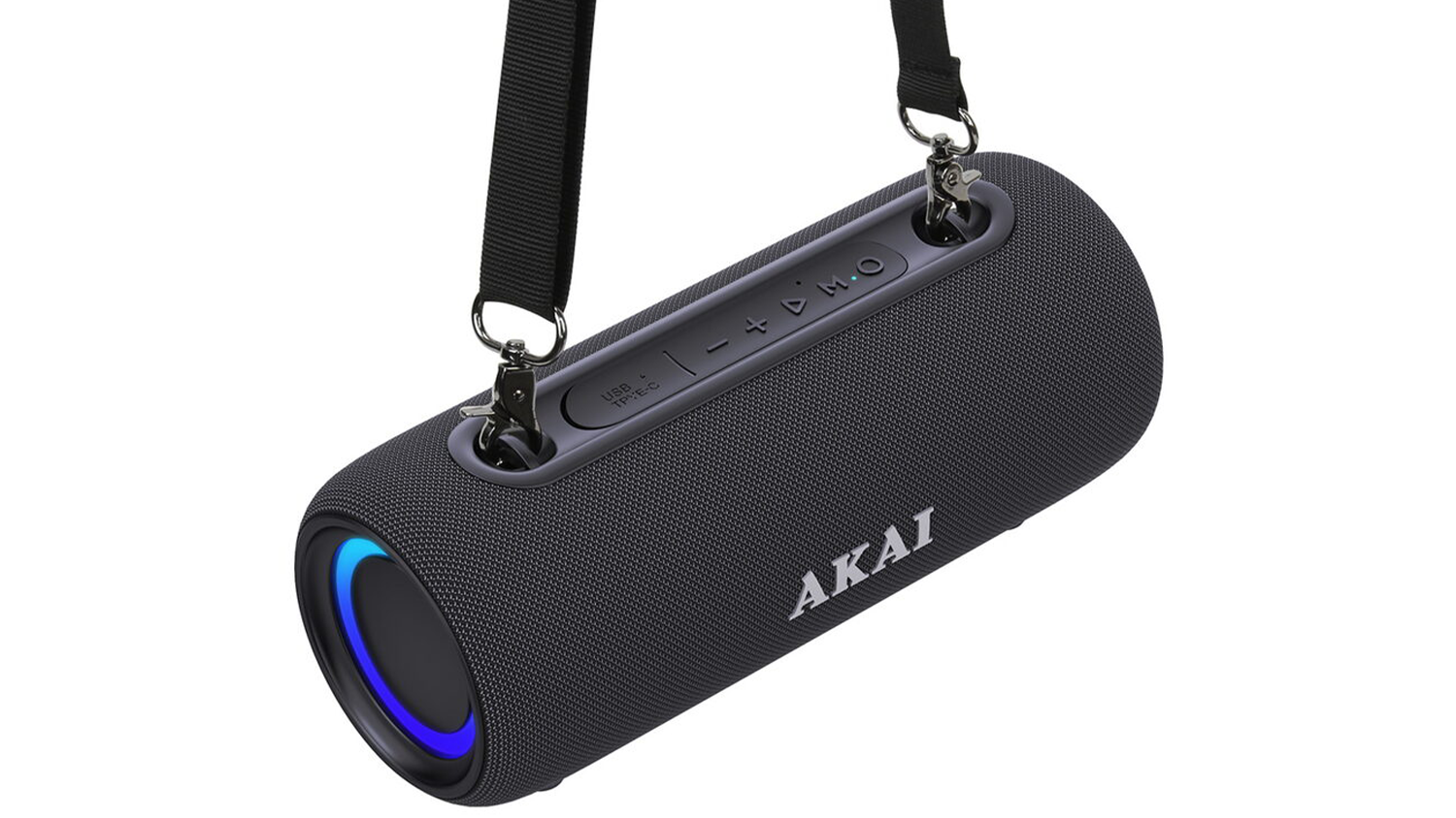Bezdr&aacute;tov&yacute; reproduktor Akai ABTSW-40 na popruhu