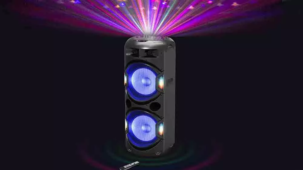 Světelné efekty AV reprosoustavy Akai Dual speaker systém Y5
