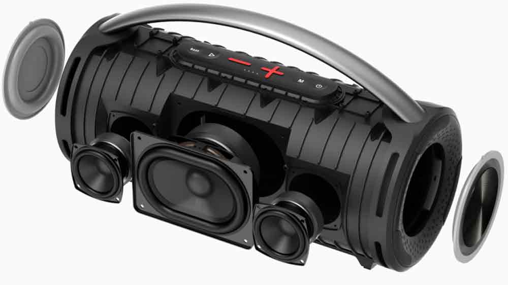 Rozložen&yacute; BT reproduktor Buxton BBS 660 MILFORD _03