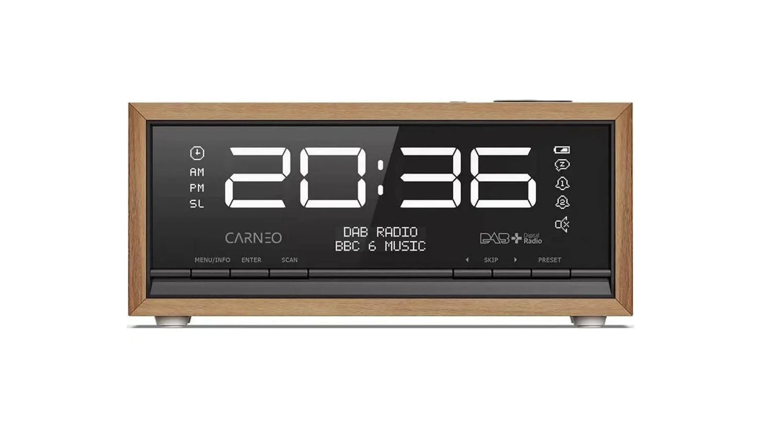 Rádiobudík CARNEO C100 predný pohľad