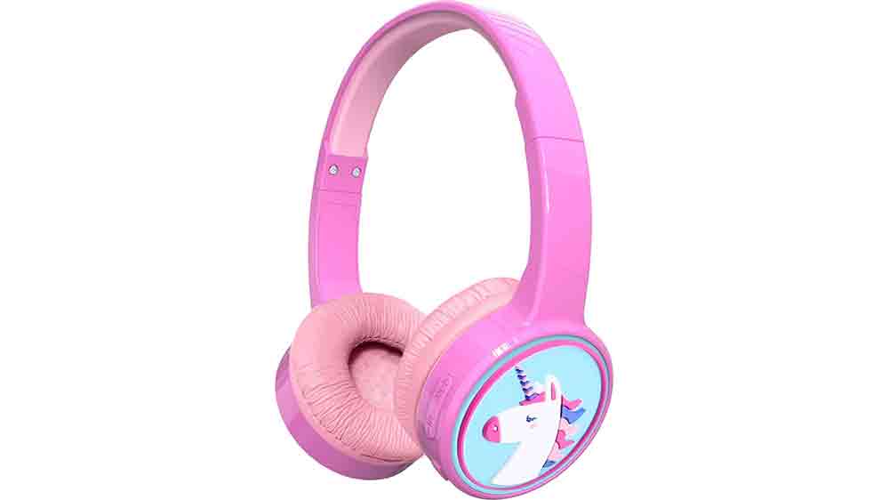 Dětská sluchátka Denver BTH-106P, růžová_01
