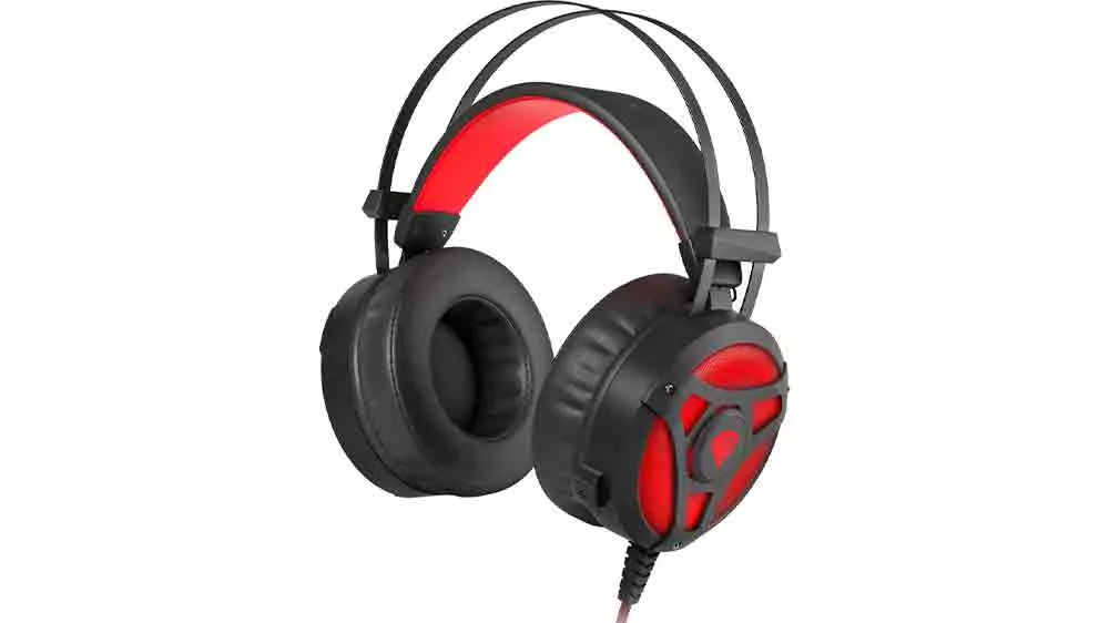 Herní sluchátka Genesis Neon 360 black/red