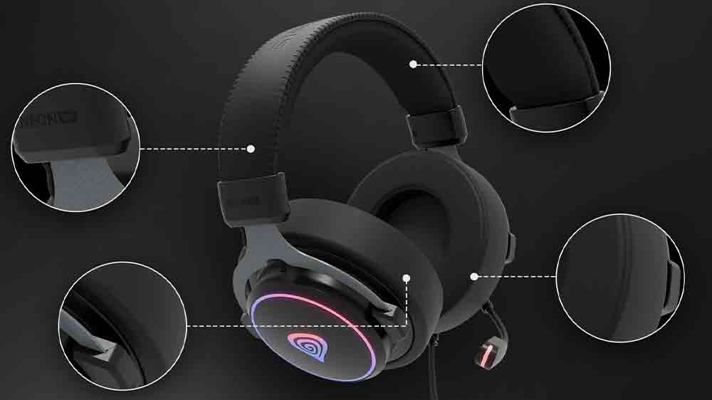 Detail sluchátek Genesis Neon 764_04