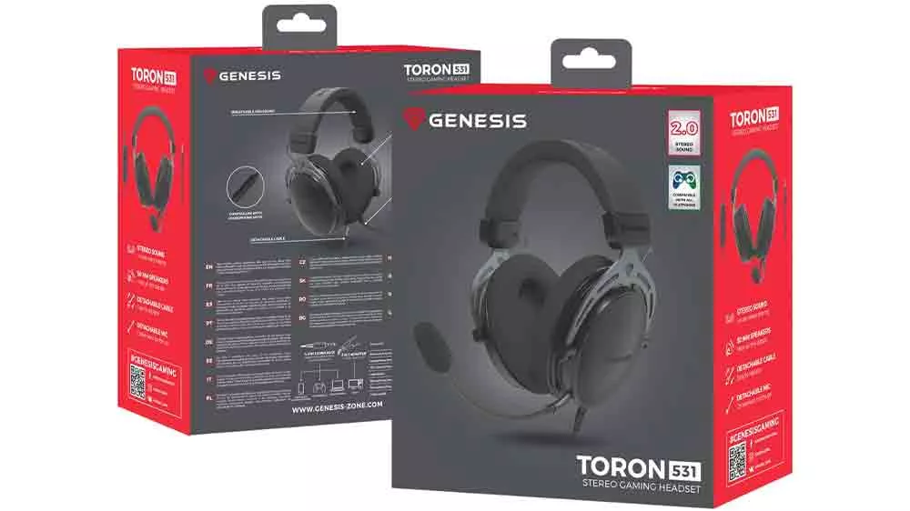 Balení sluchátek Genesis Toron 531_05