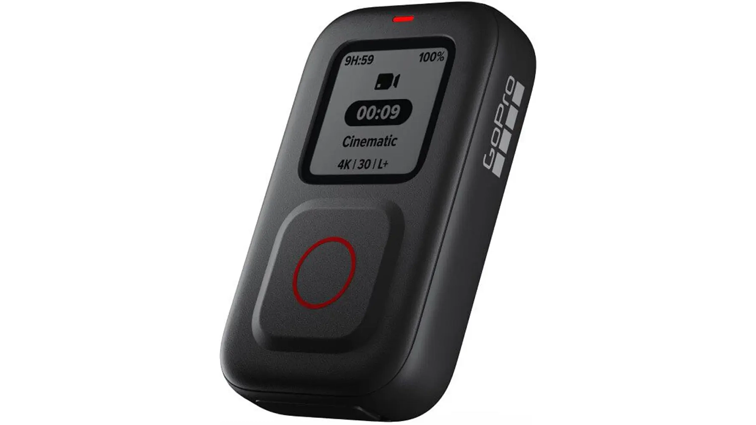 D&aacute;lkov&eacute; ovl&aacute;d&aacute;n&iacute; GoPro The Remote na b&iacute;l&eacute;m pozad&iacute;