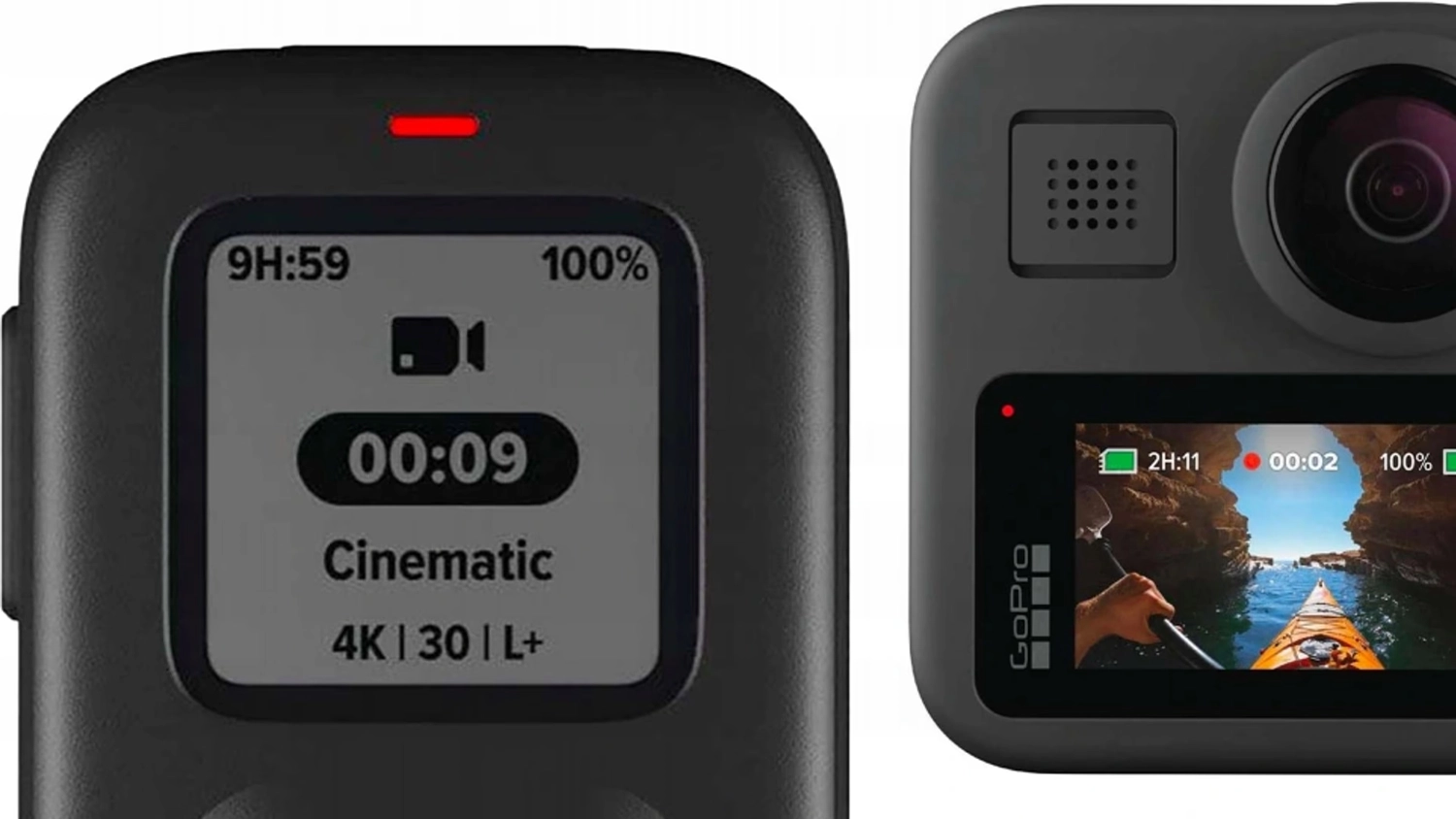 D&aacute;lkov&eacute; ovl&aacute;d&aacute;n&iacute; GoPro The Remote použ&iacute;van&eacute; při nat&aacute;čen&iacute;