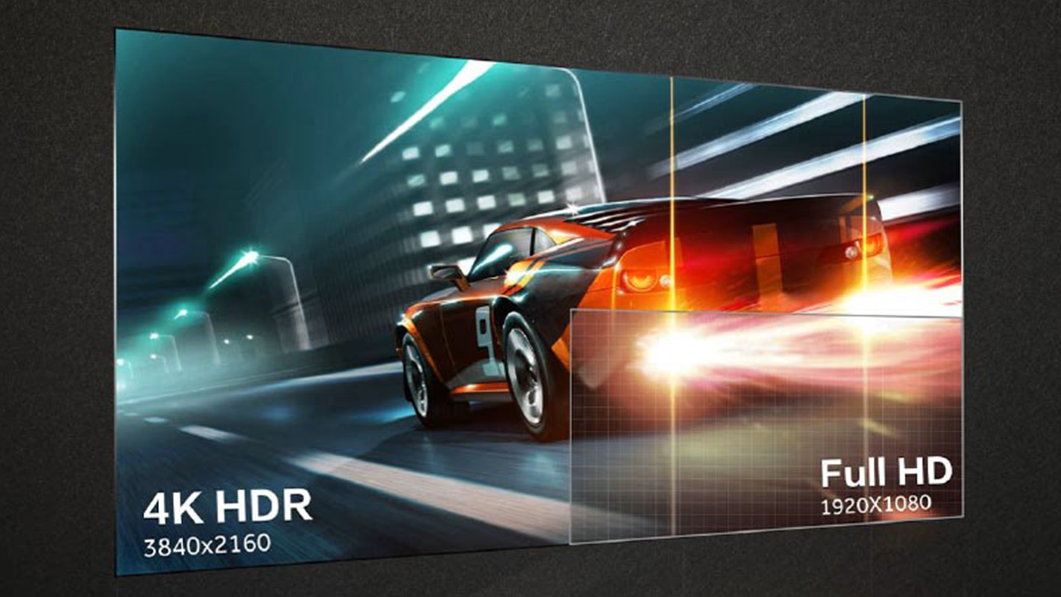 Porovnání 4K a Full HD obrazu