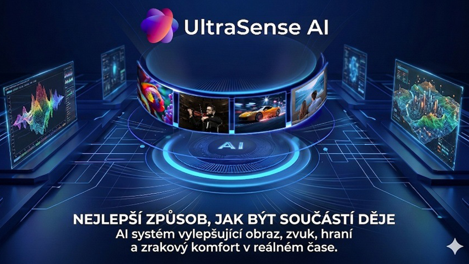 UltraSense AI u Smart Mini LED TV Haier