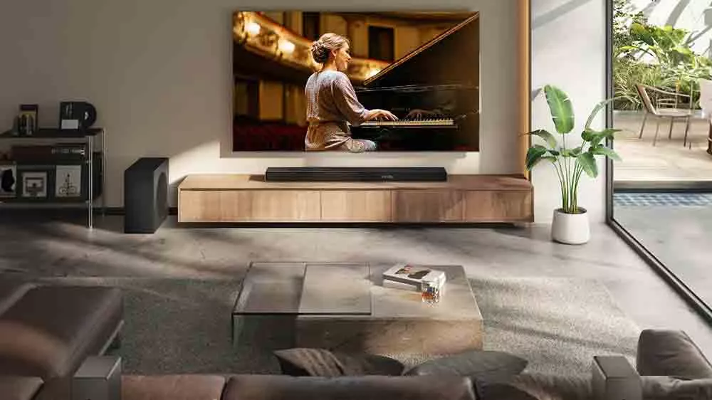 Soundbar Hisense AX5140Q v ob&yacute;vacej izbe