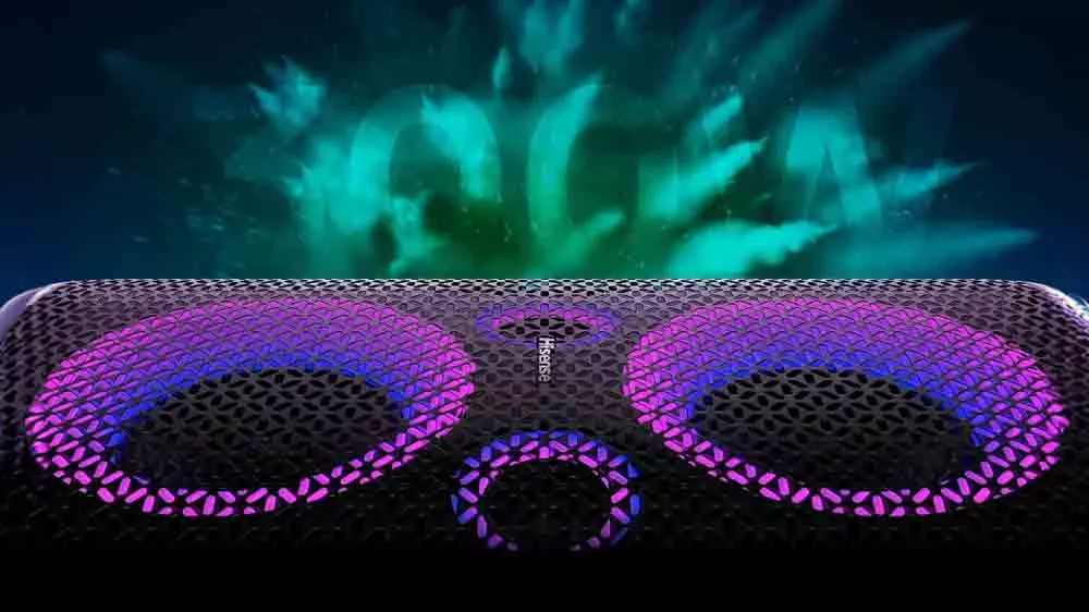Vizualizácia výkonu 300W reproduktora Hisense Party Storm 1_02