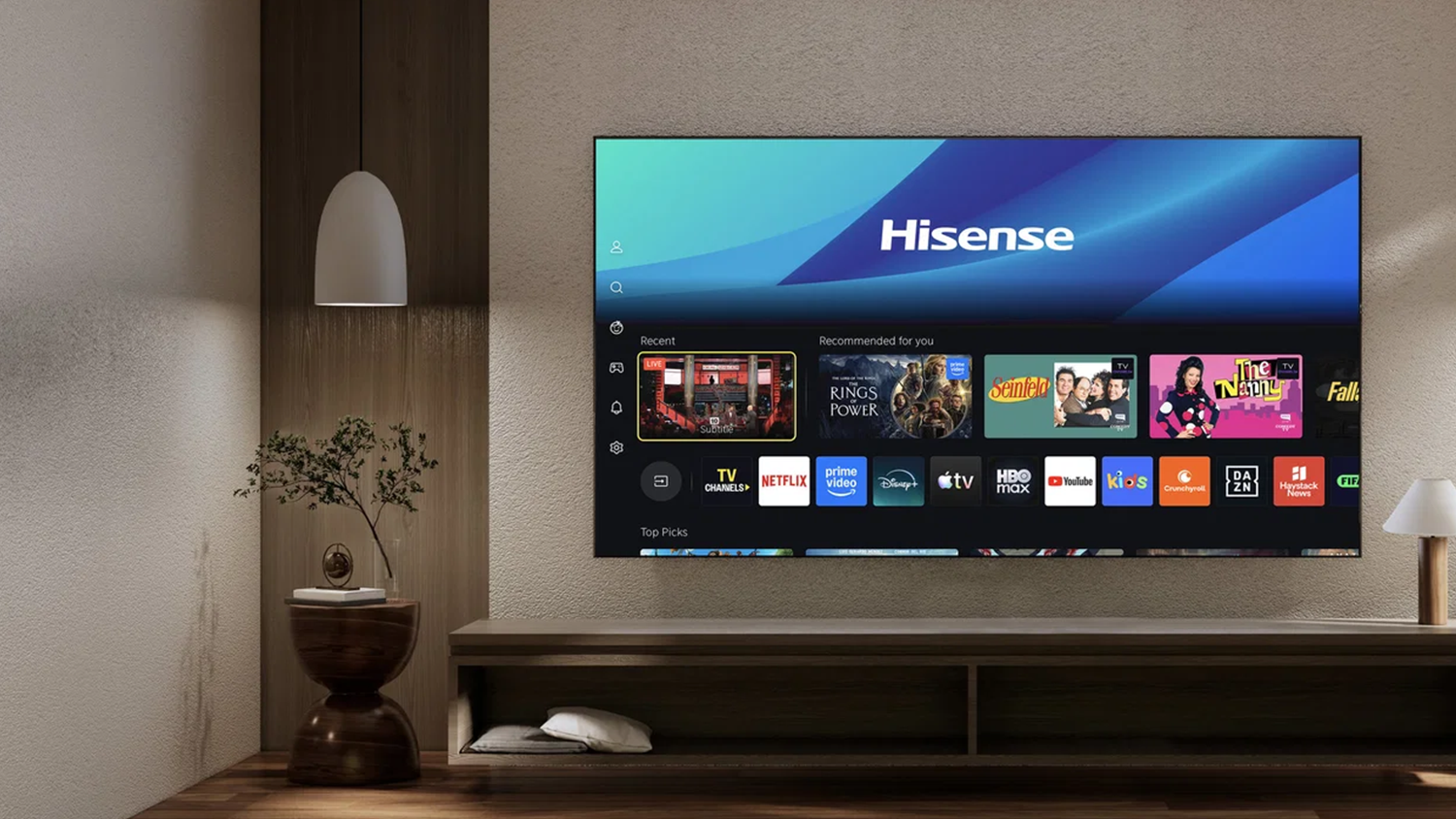 Televízor s OS VIDAA Smart TV
