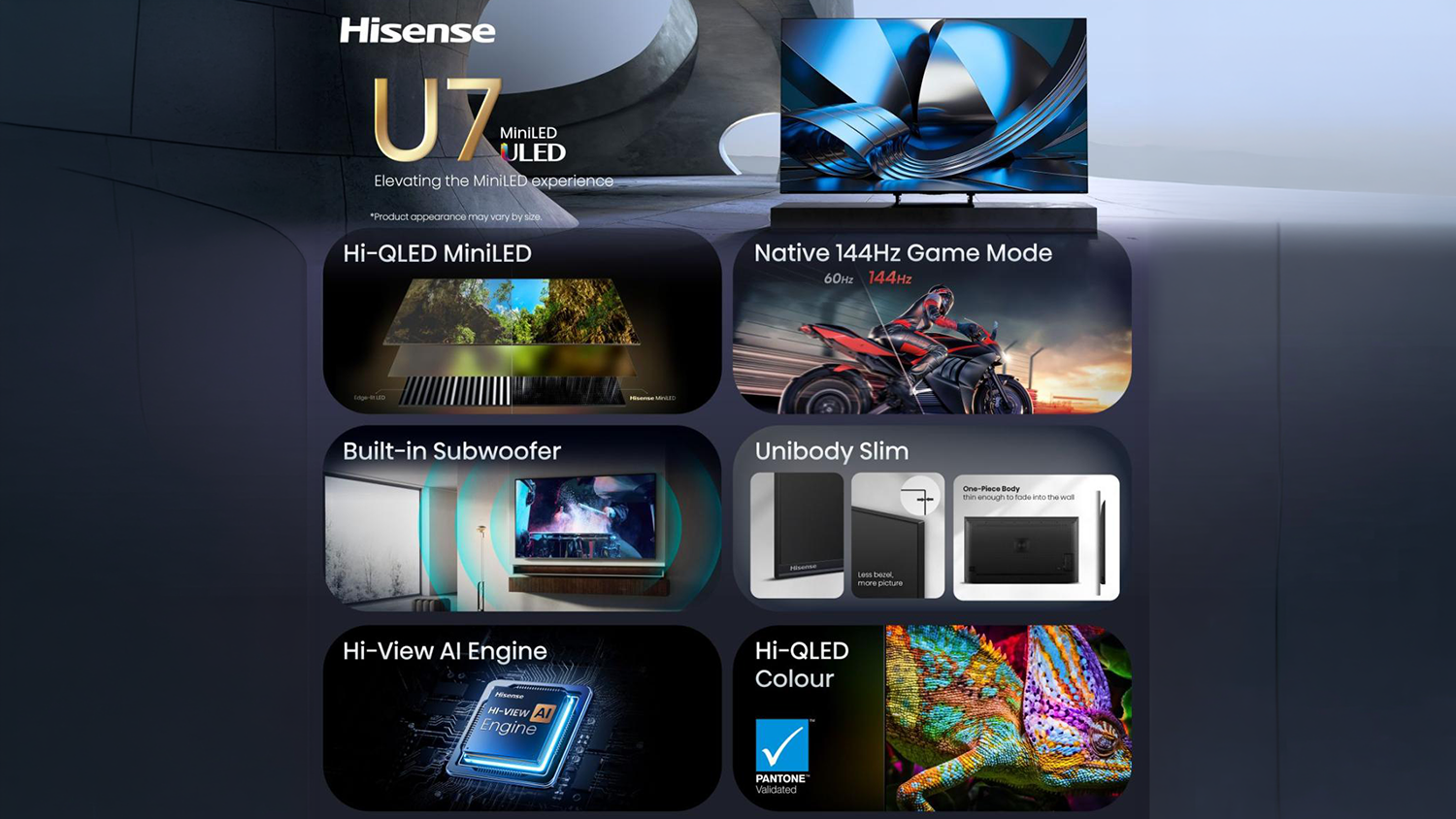 Zobrazen&iacute; technologi&iacute; televize Hisense