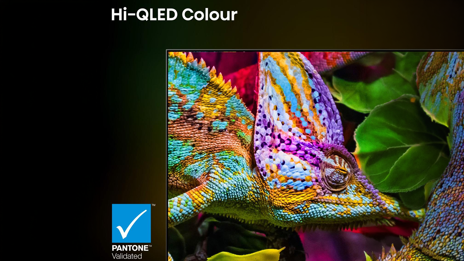 Vizualizácia technológie Hi-QLED Colour