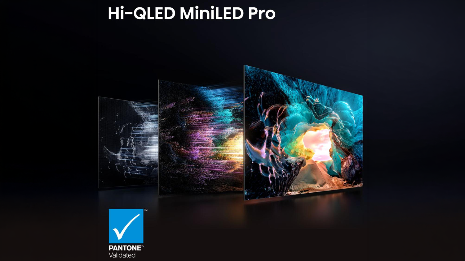 Vizualizace technologie Hi-QLED MiniLED Pro