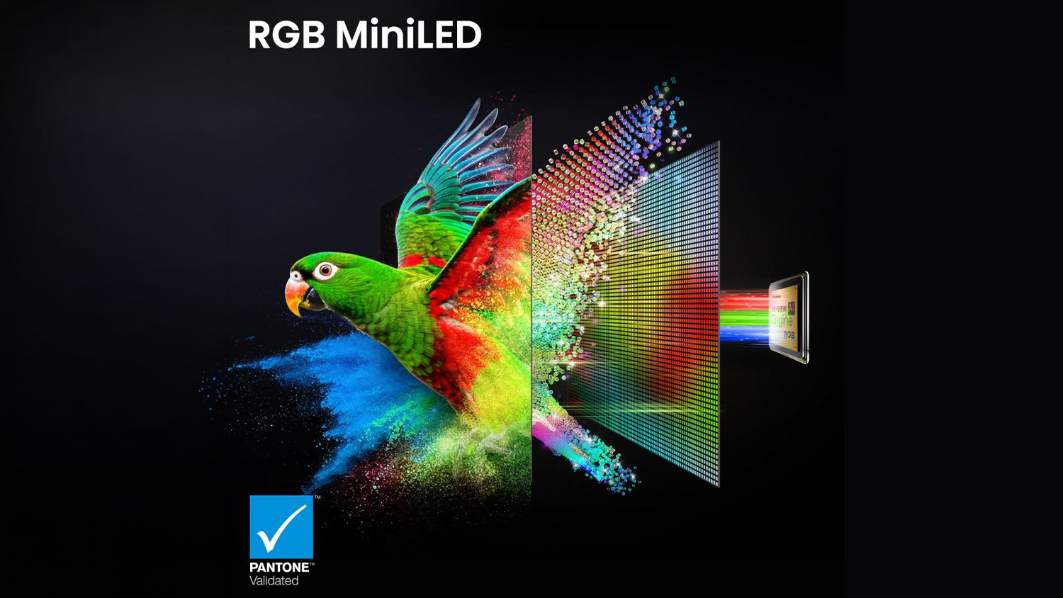 Vizualizace RGB MiniLED podsvícení