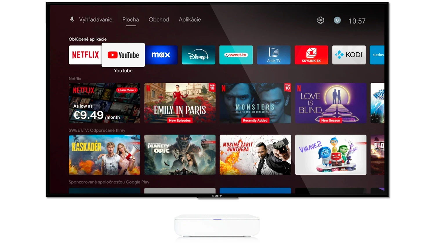 Multimedi&aacute;lne centrum Homatics Box Lite&nbsp;4K&nbsp;V2